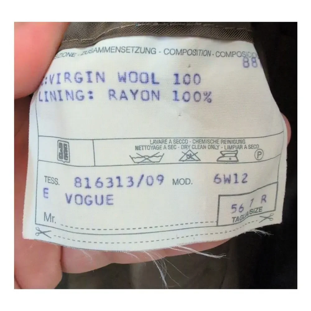 Corneliani tan check wool blazer jacket size IT 56R/US 46R Preppy Retro Classic